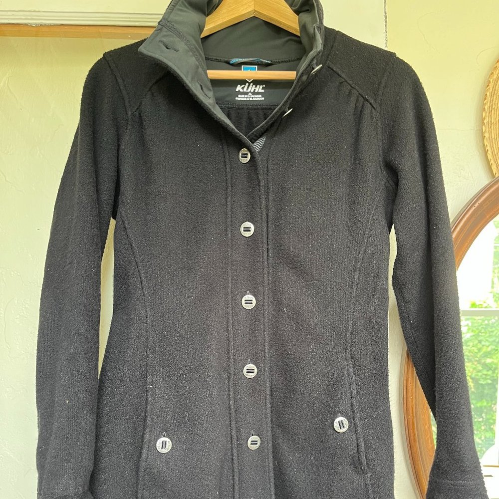 Kuhl Women's Fall Fleece Pea Coat Trench Coat -- Size S